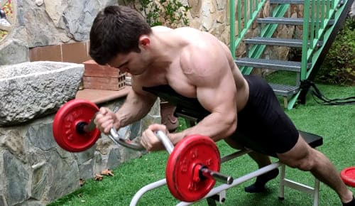 Ejercicios para biceps con peso online corporal